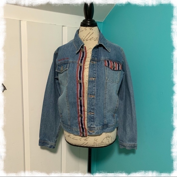 Tie ONE ON N.Y. Jean Jacket - Picture 2 of 8